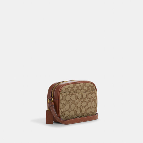 NWT Coach Outlet Disney X Coach Mini Jamie Camera Bag Sig Jacquard Mickey Mouse - Picture 2 of 6